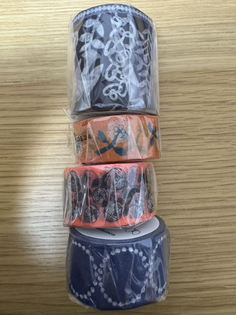 Amazon.co.jp: ミナペルホネン マスキングテープ つづく展: 文房具